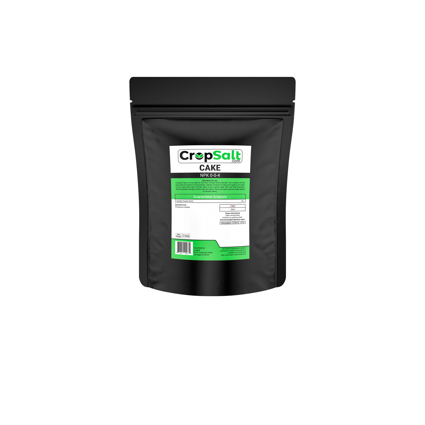 CS Consulting Cropsalt Cake Concentrate