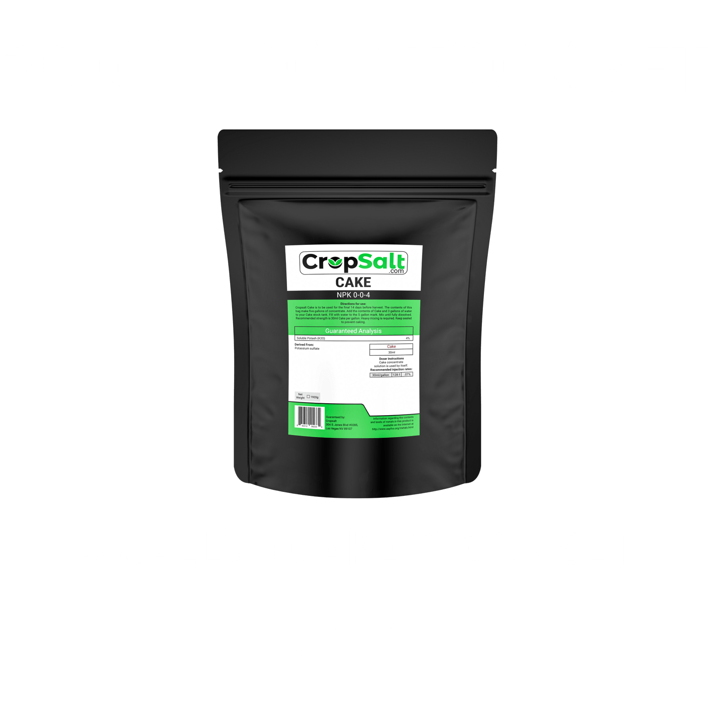 CS Consulting Cropsalt Cake Concentrate