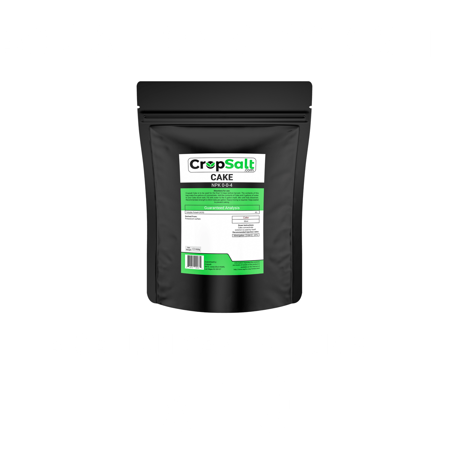 CS Consulting Cropsalt Cake Concentrate