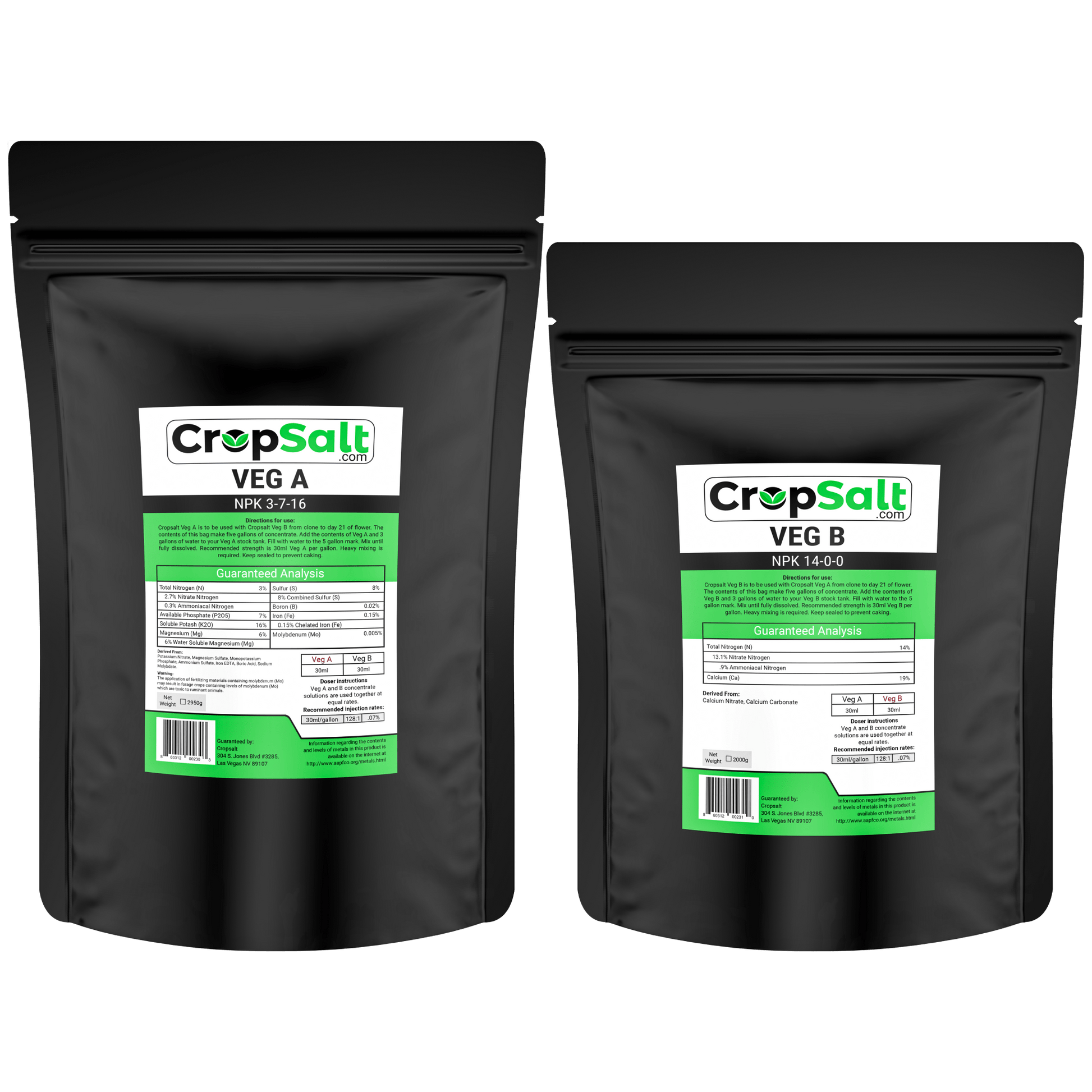 CS Consulting Cropsalt Veg Concentrate Sets
