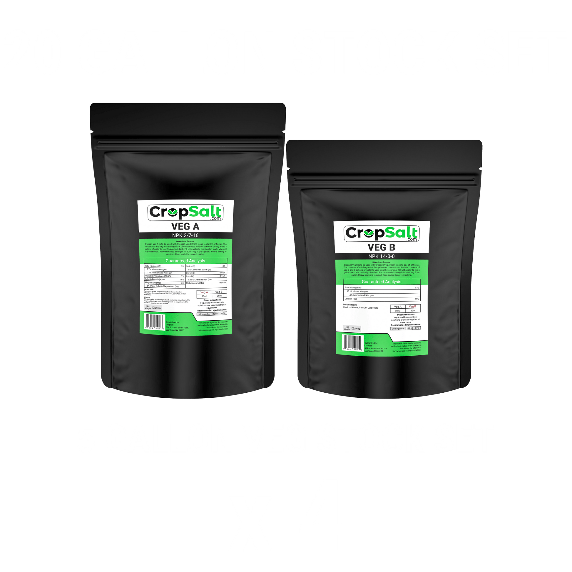 CS Consulting Cropsalt Veg Concentrate Sets