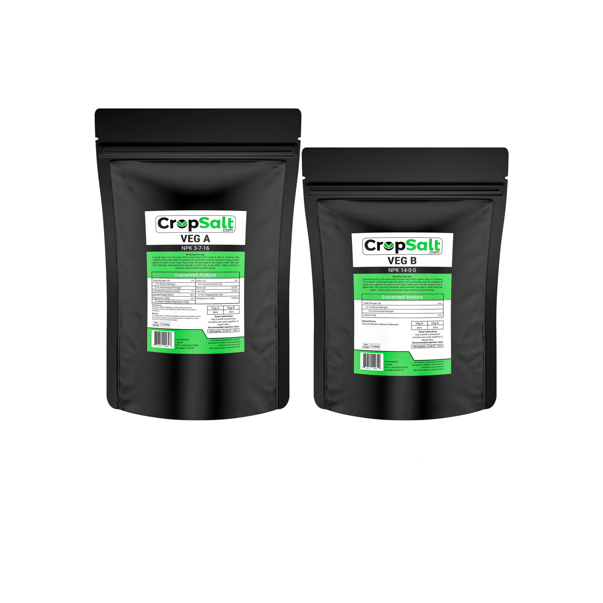 CS Consulting Cropsalt Veg Concentrate Sets