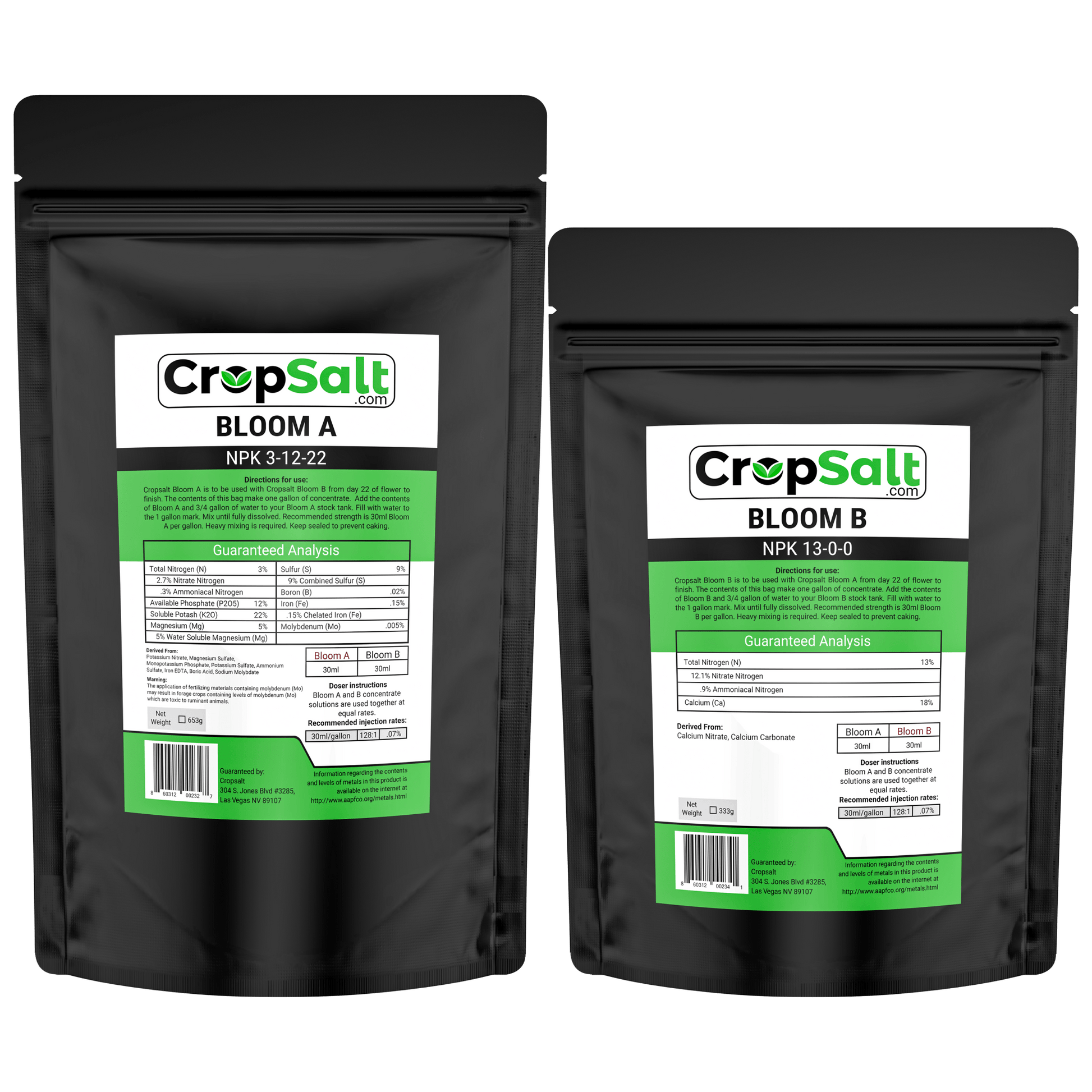 CS Consulting Cropsalt Bloom Concentrate Sets