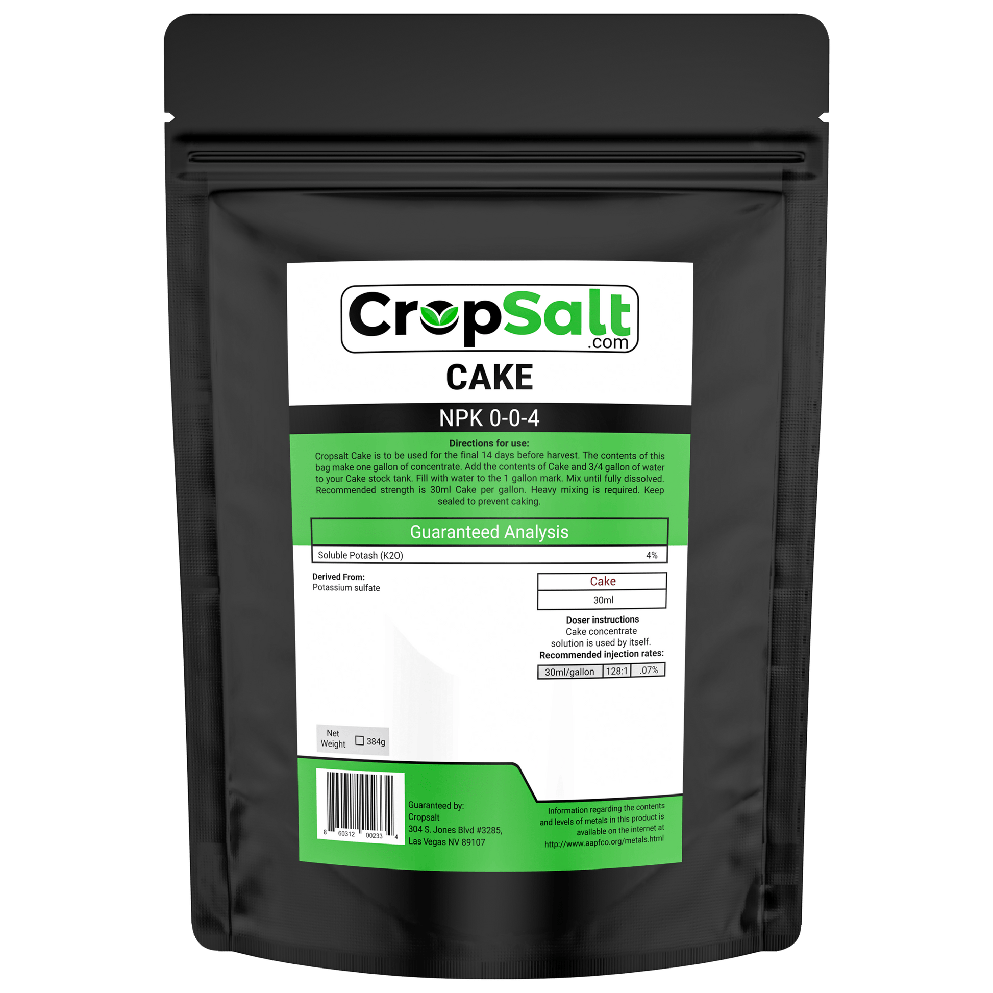 CS Consulting Cropsalt Cake Concentrate