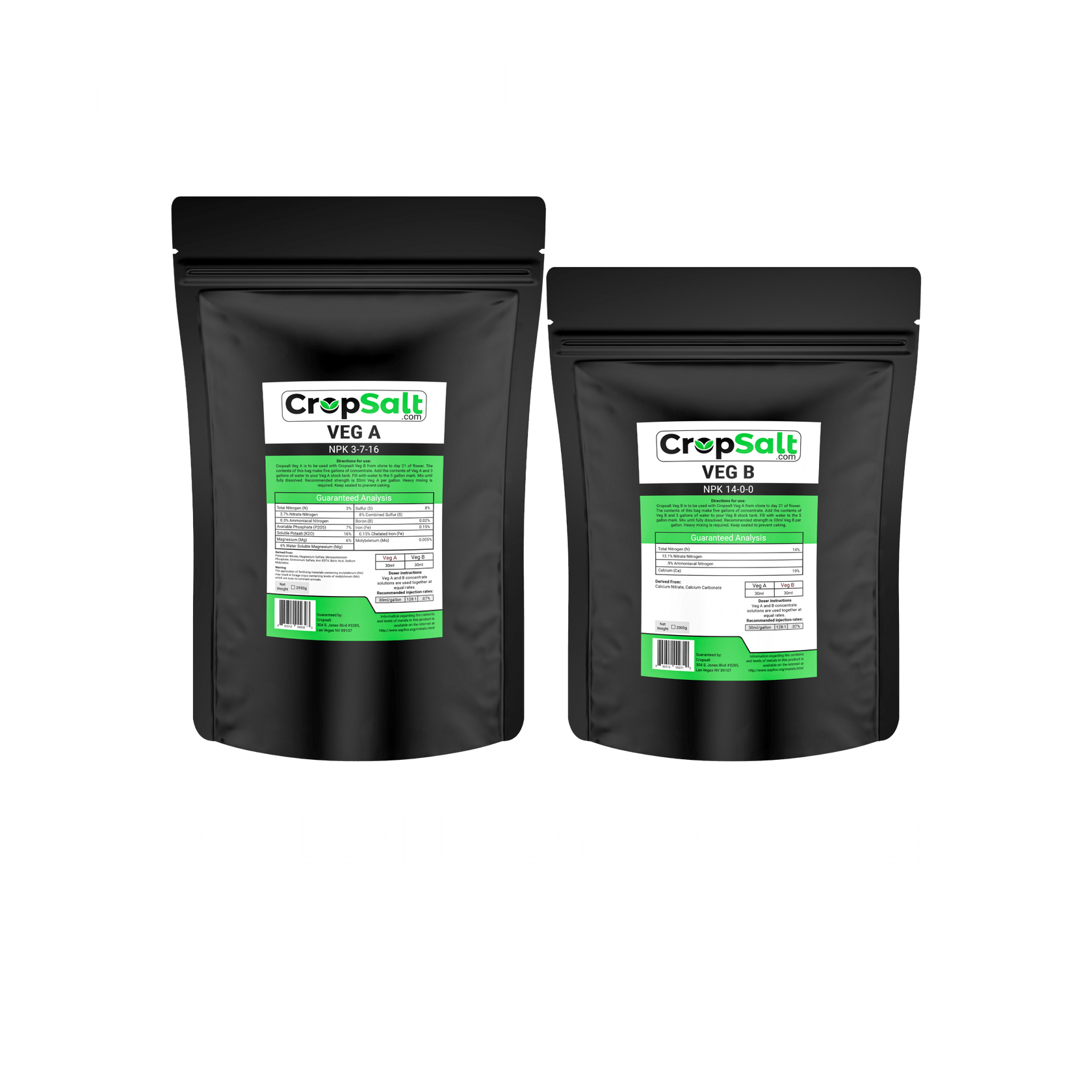 Cropsalt Veg Concentrate Sets CS Consulting