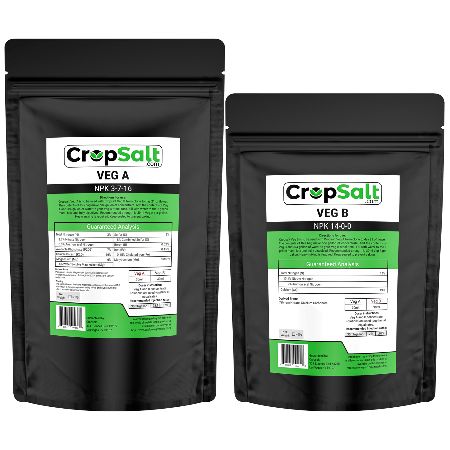 CS Consulting Cropsalt Veg Concentrate Sets